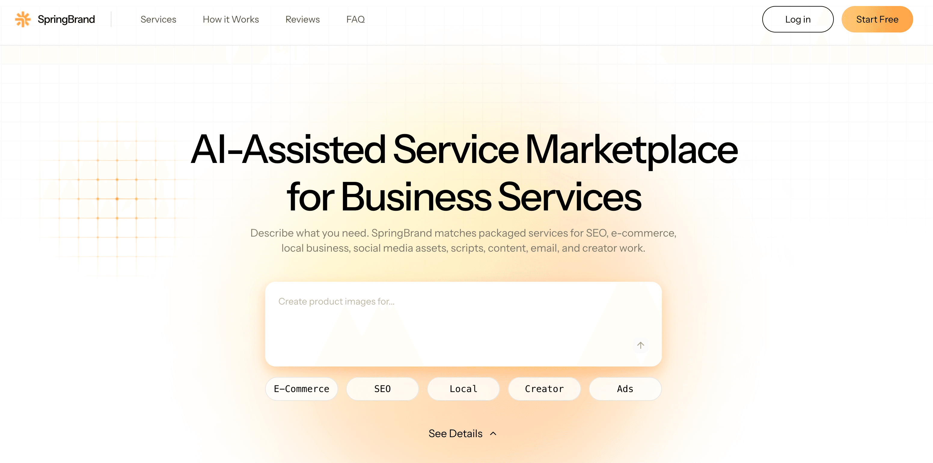 SpringBrand AI Service Marketplace