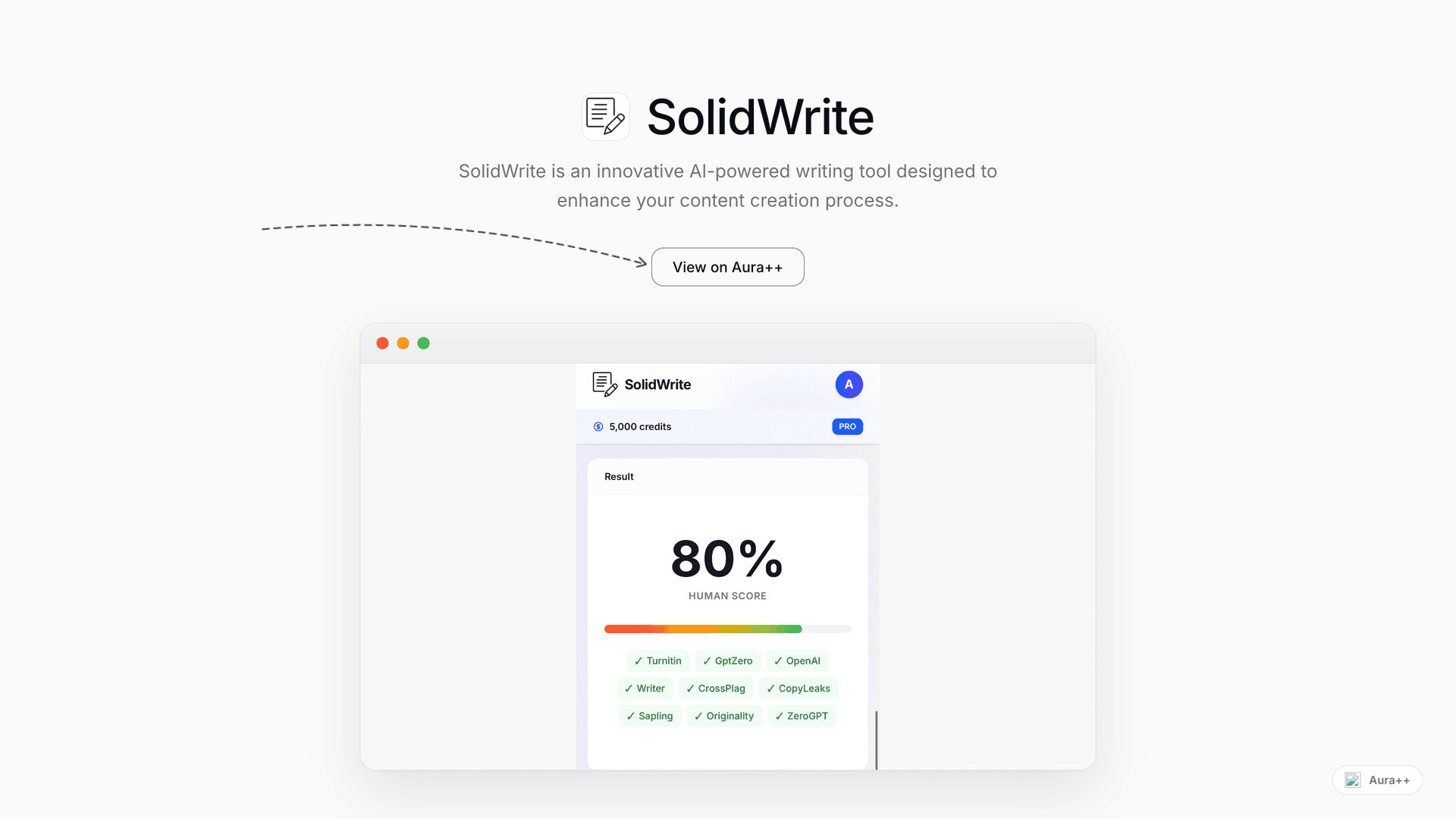 SolidWrite launch story featured image on Aura++