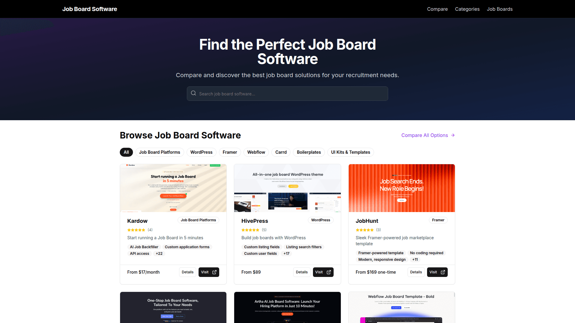 Comprehensive Job Board Software Suite