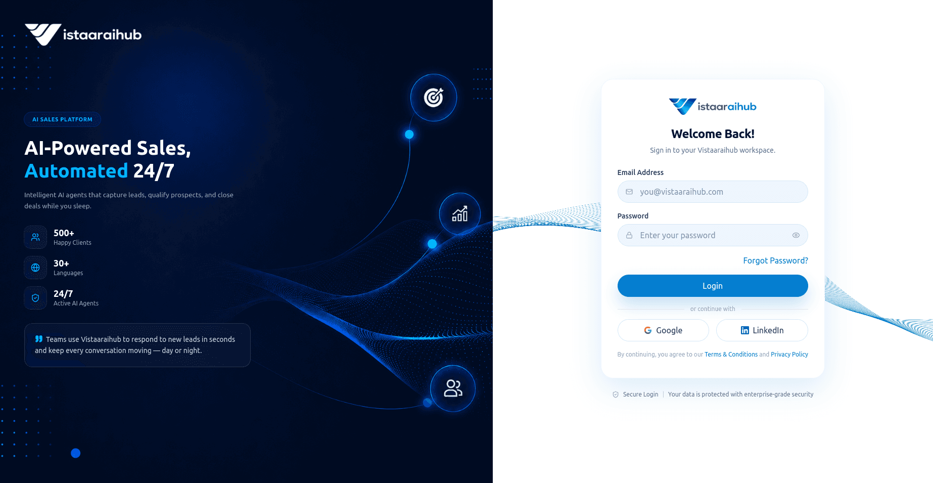 SalesAiAgent product preview for startup listing on Aura++