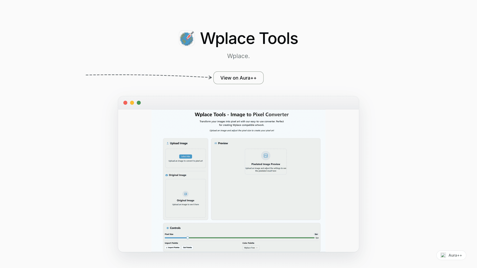 Wplace Tools launch story featured image on Aura++