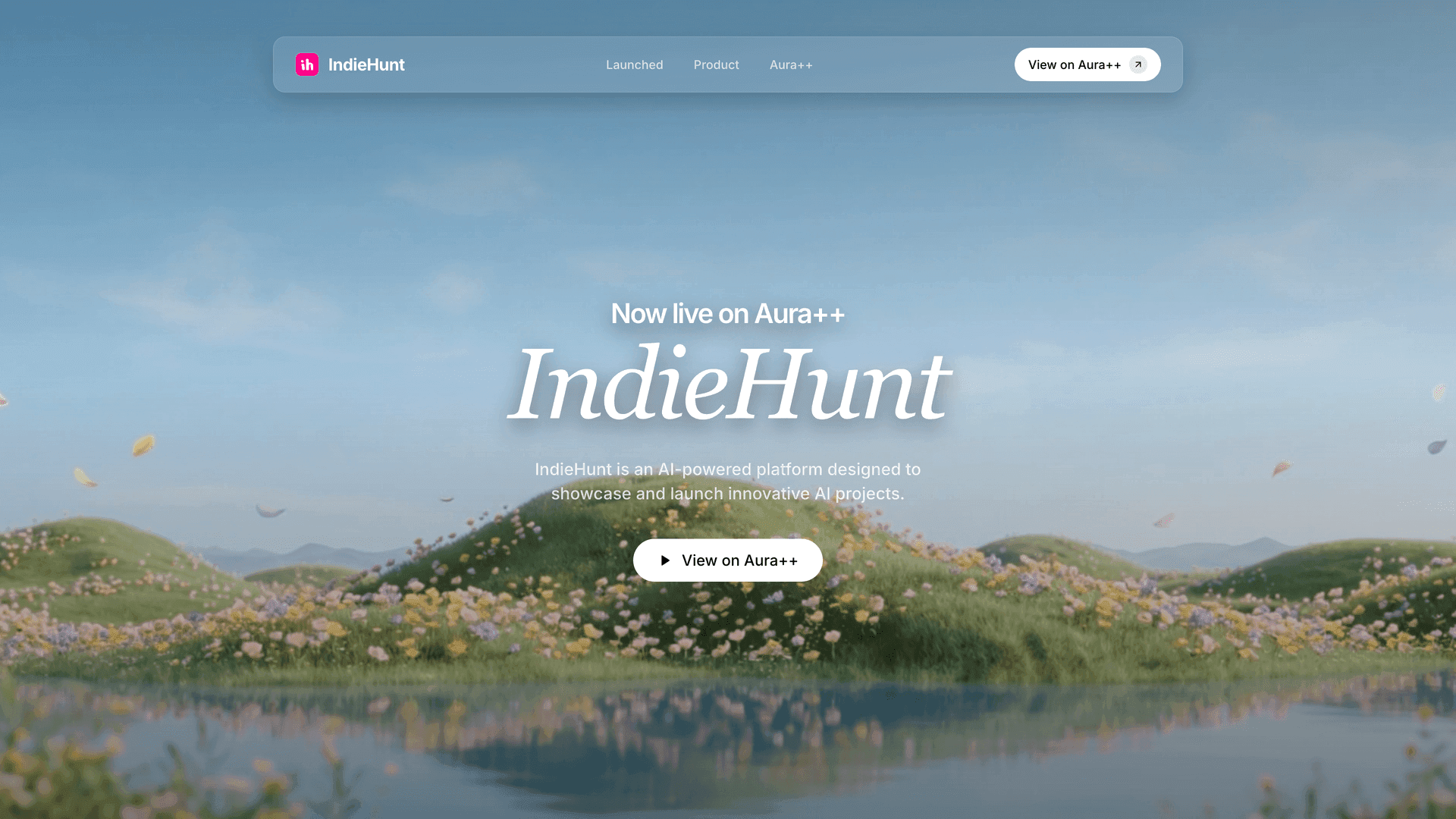 IndieHunt - AI Weekly Launch Platform launch story featured image on Aura++