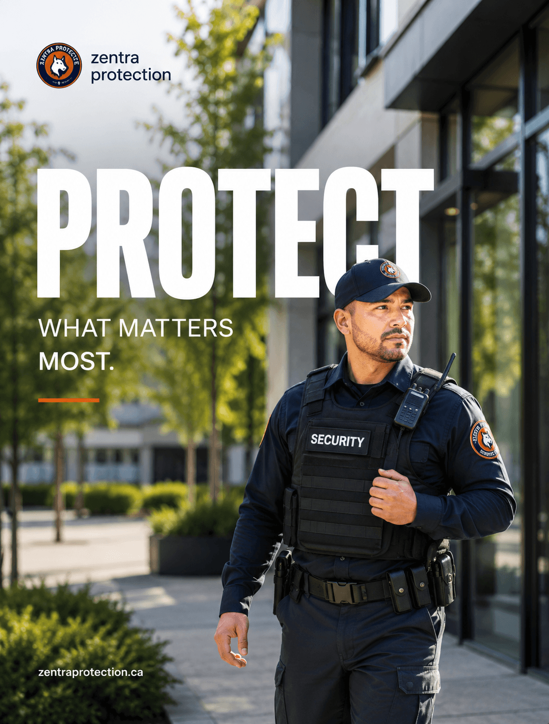 Zentra Protection product preview for startup listing on Aura++