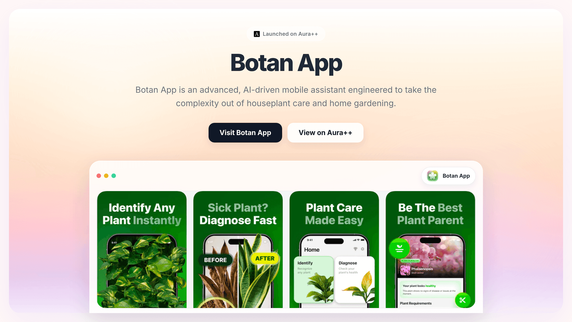 Simplify Plant Care with Botan App's AI-Driven Solutions