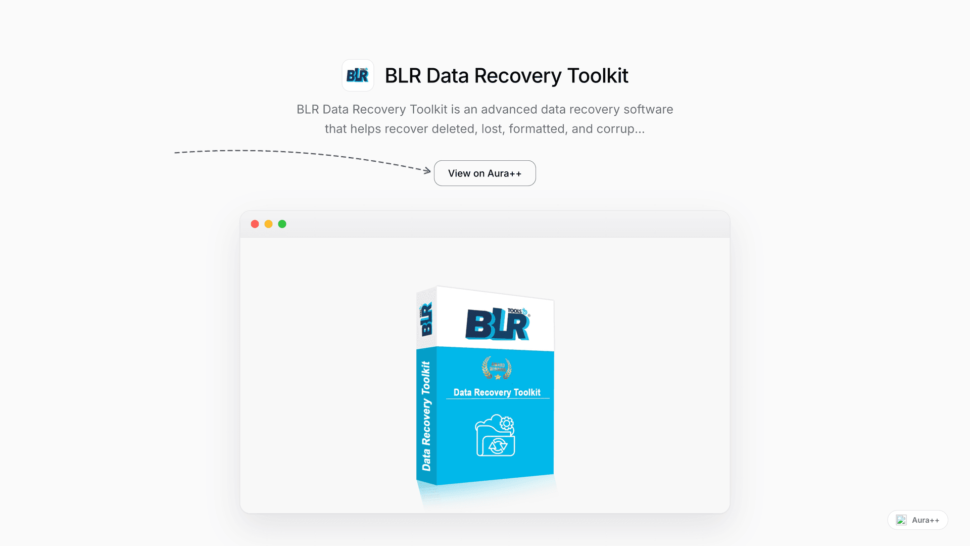 BLR Data Recovery Toolkit