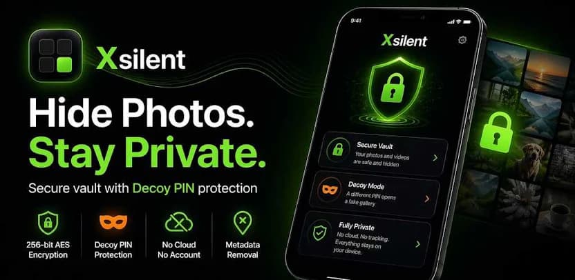 Xsilent product preview for startup listing on Aura++