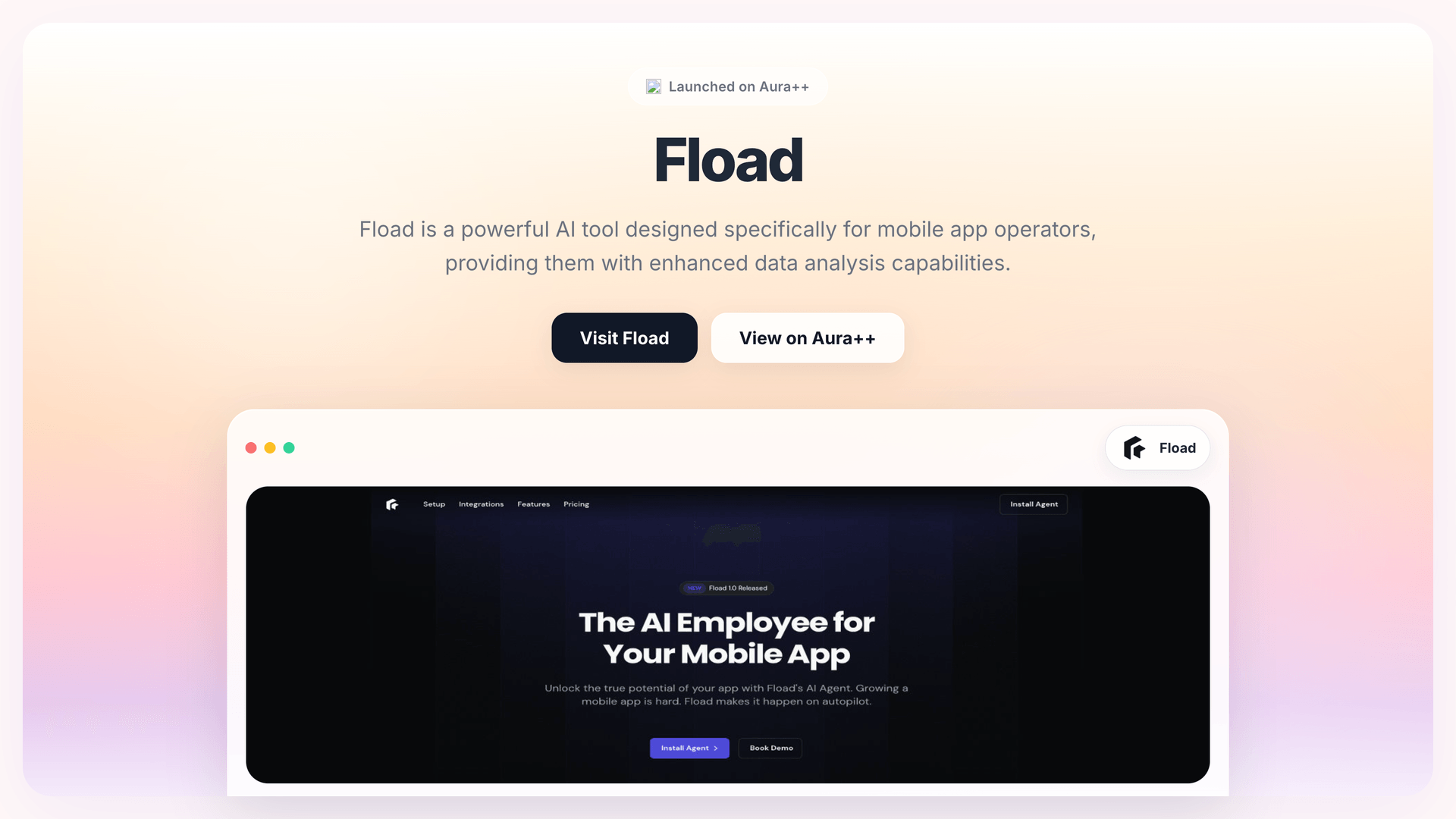 Fload launch story featured image on Aura++