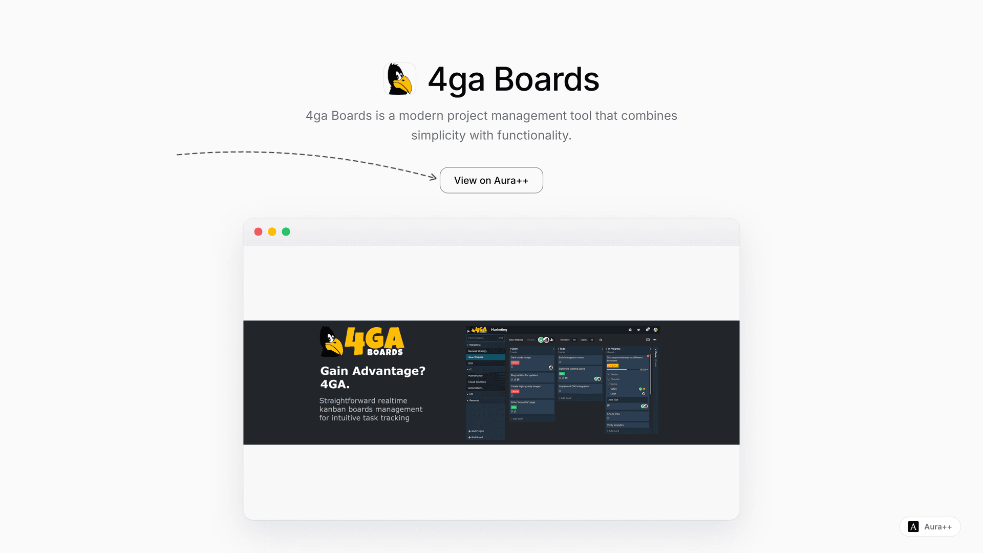4ga Boards launch story featured image on Aura++