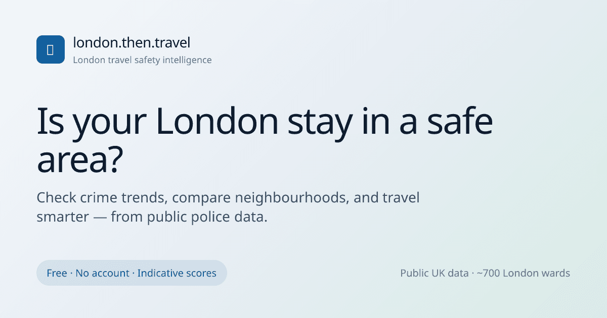 London Safety Neighborhood Explorer