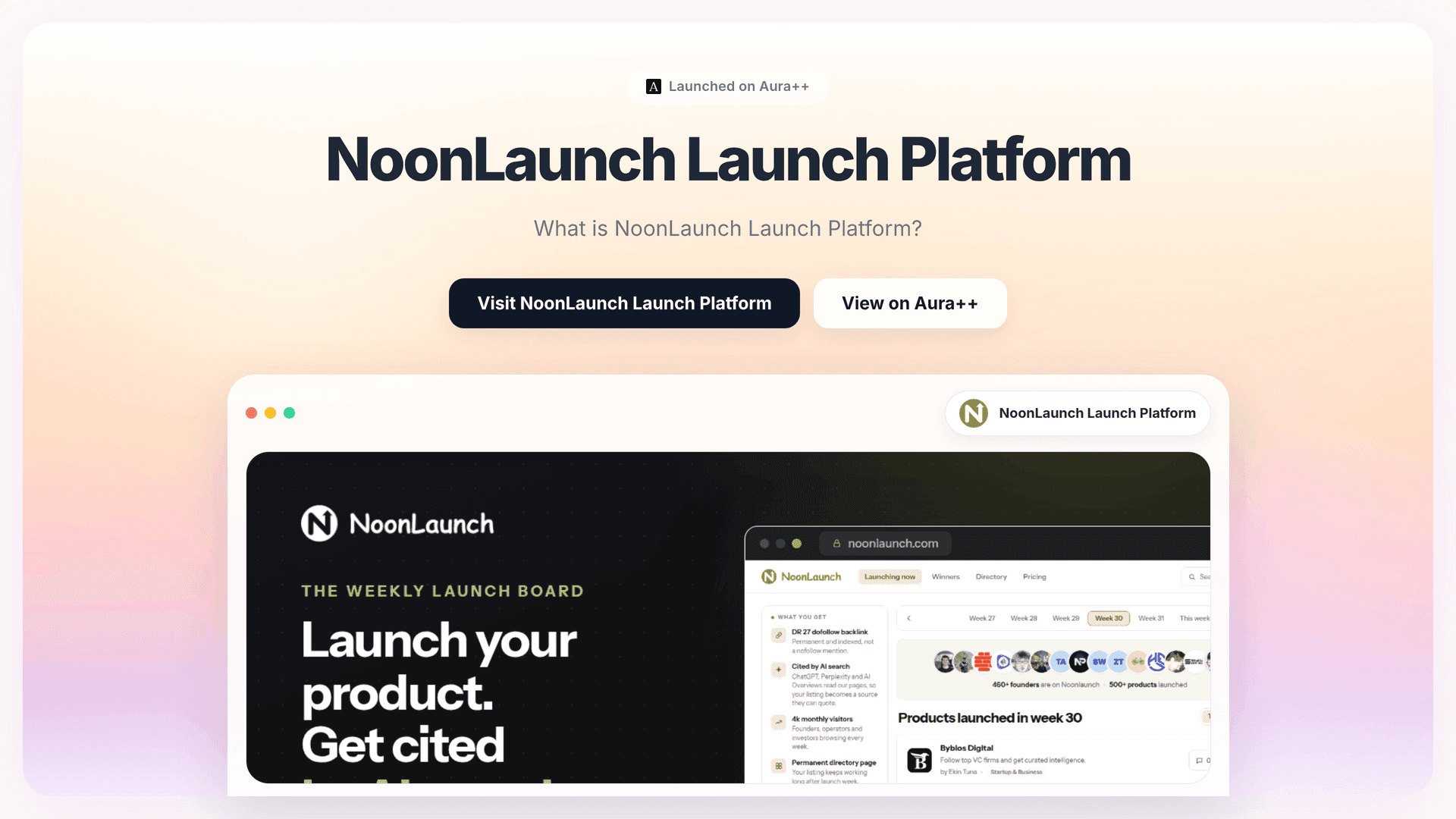 Boost SEO and Visibility with NoonLaunch's Unique Platform