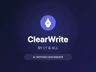 ClearWrite by IT & ALL logo