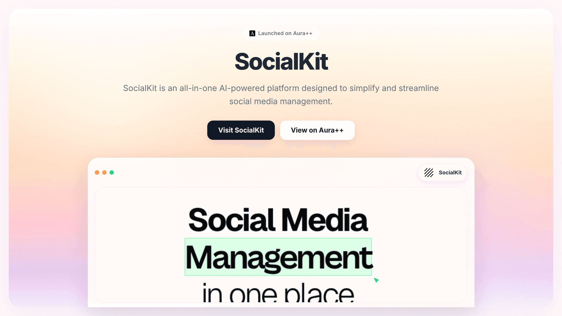 Simplify Social Media Management with SocialKit's AI Tools