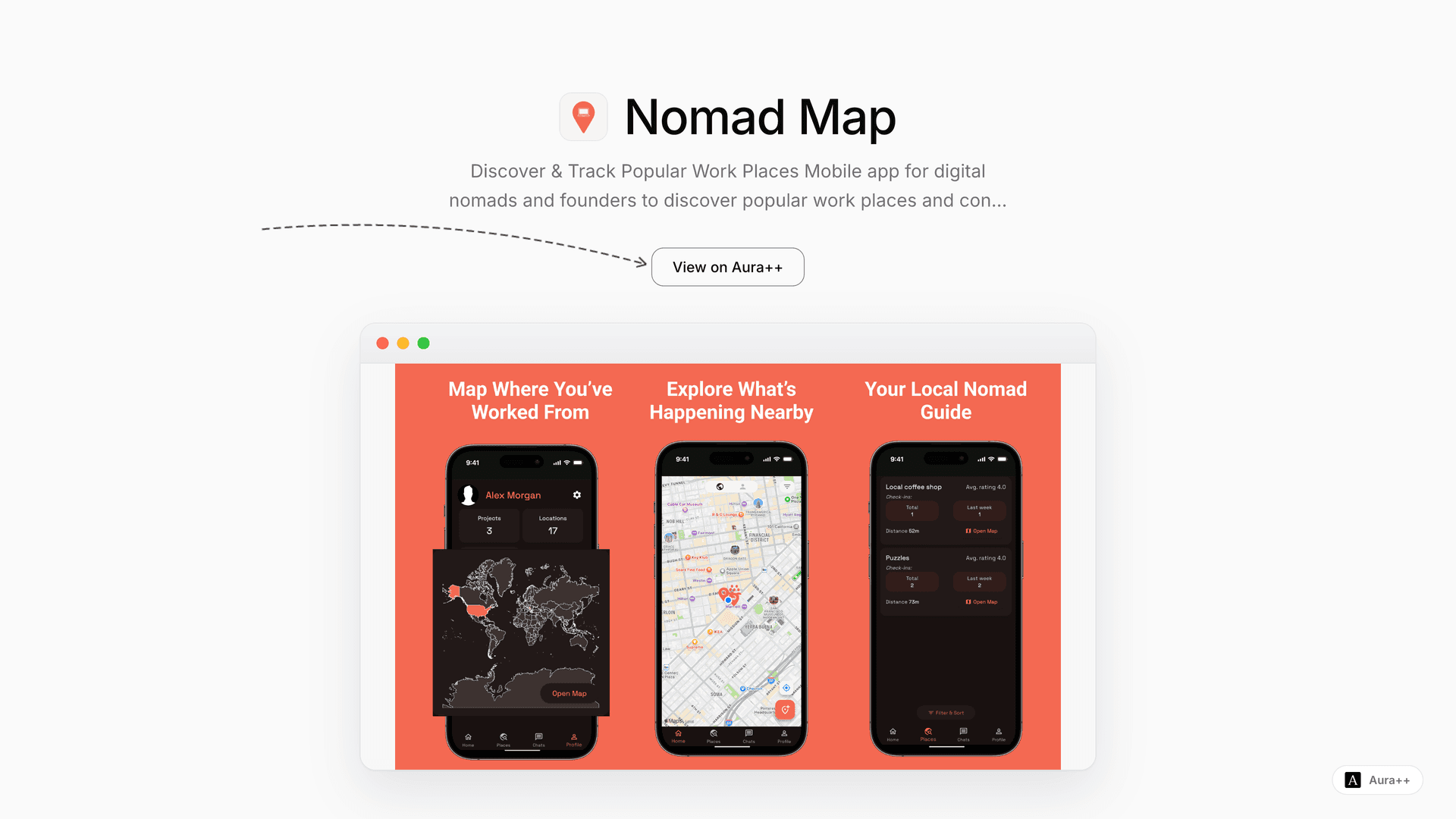 Nomad Map launch story featured image on Aura++