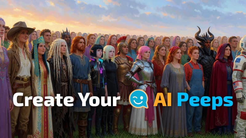 AI Peep Creator & Roleplay Platform product preview for startup listing on Aura++