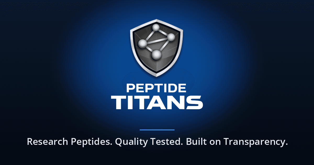 Peptide Titans launch story featured image on Aura++