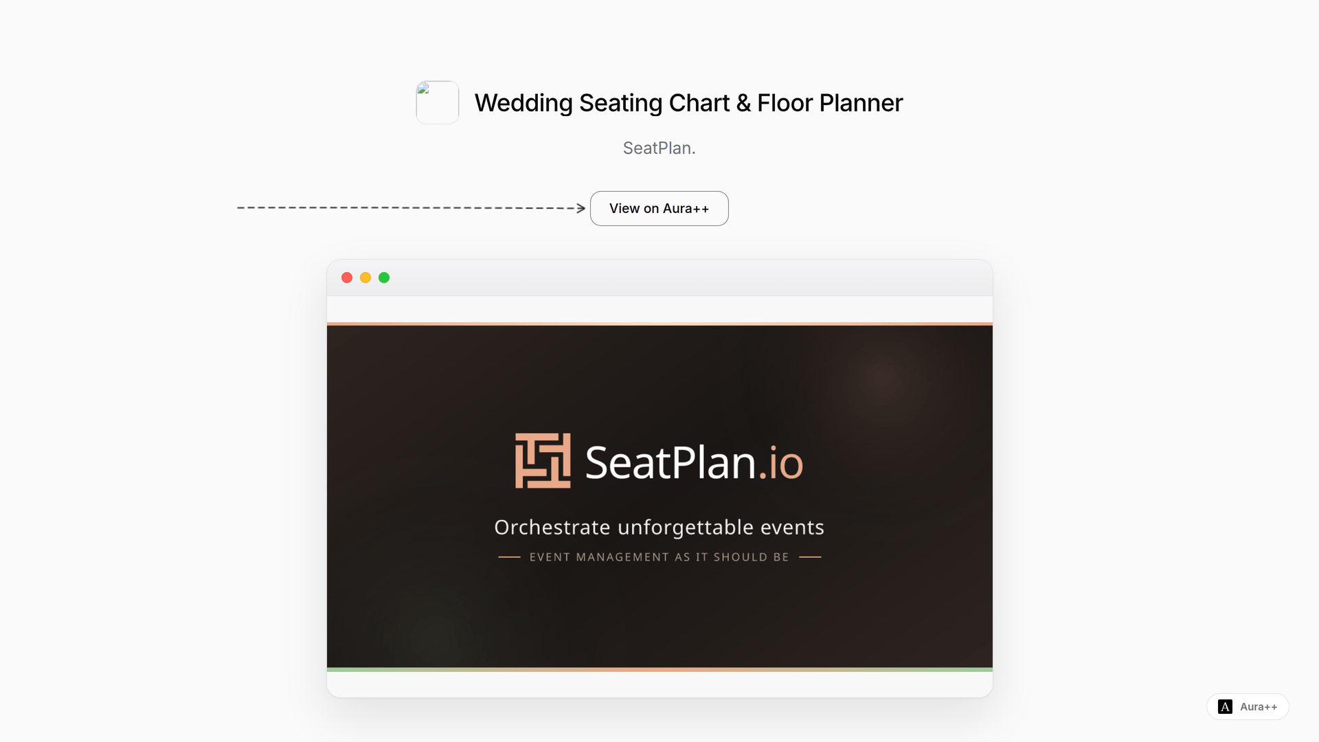 Simplify Wedding Seating Plans with SeatPlan.io's Free Tool