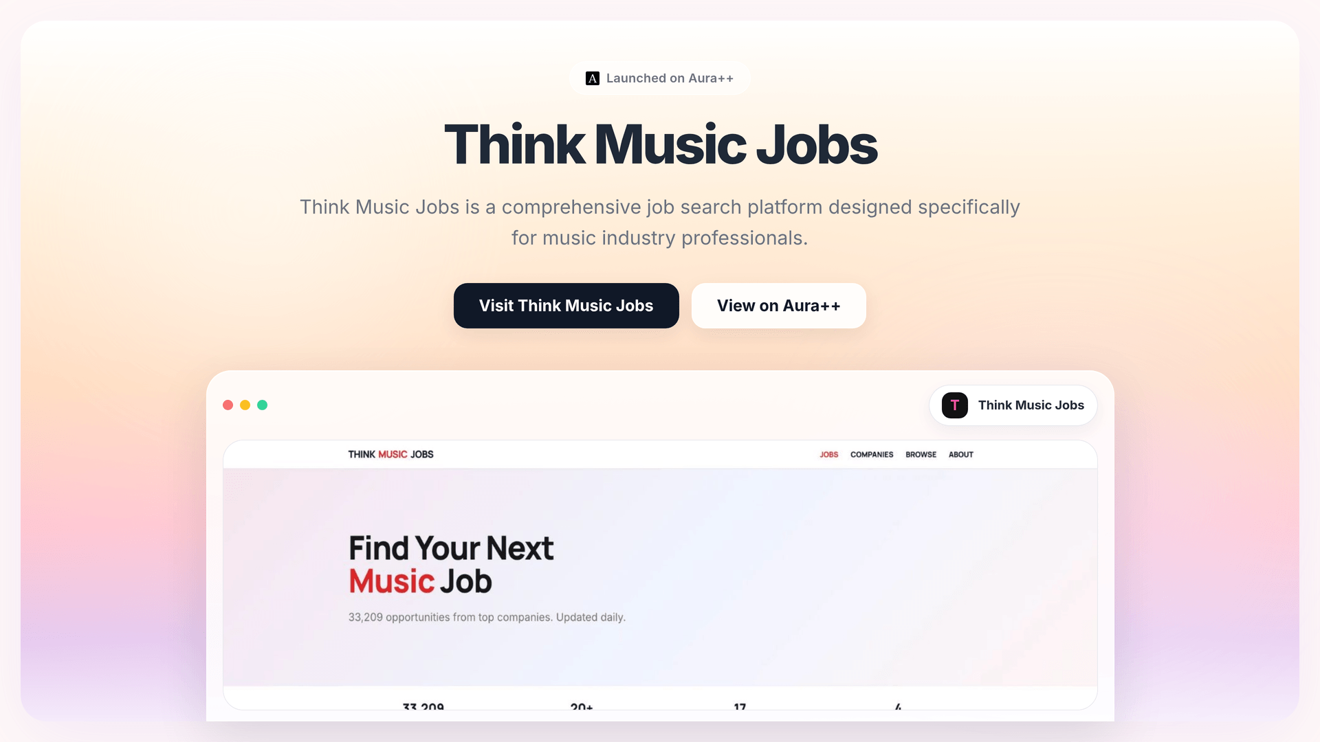 Think Music Jobs