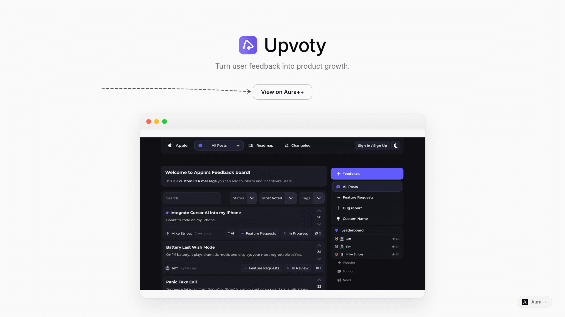Transforming User Feedback into Growth with Upvoty's AI Tools