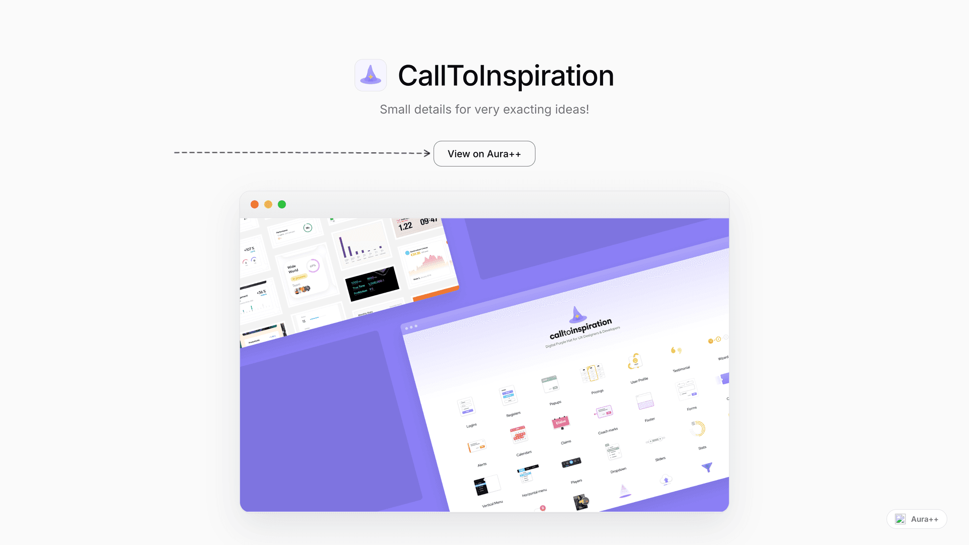 CallToInspiration launch story featured image on Aura++