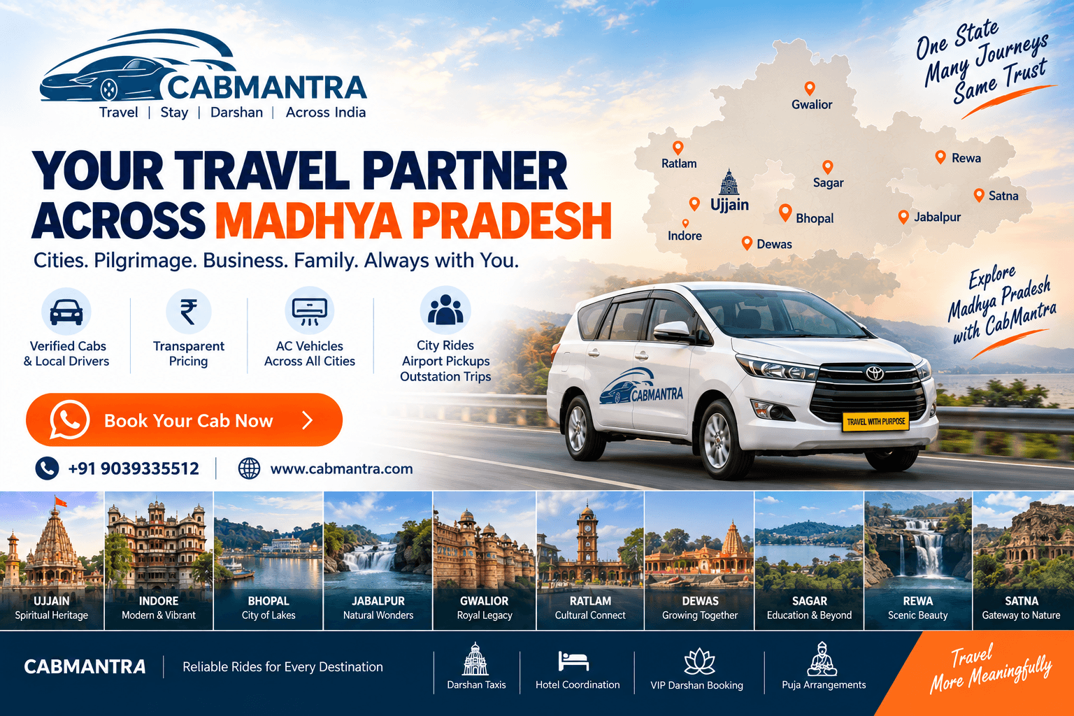 cabmantra product preview for startup listing on Aura++