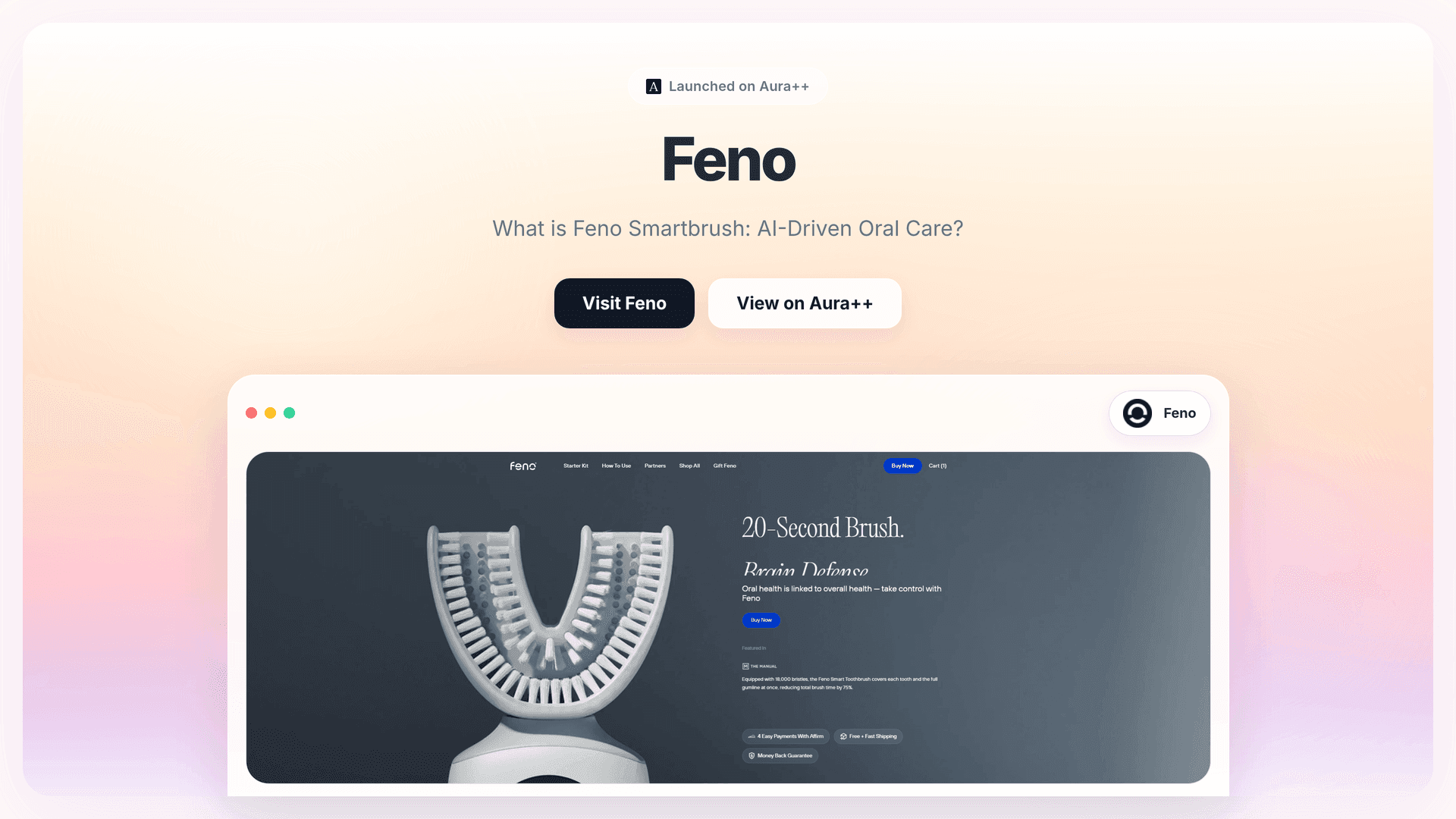 AI-Driven Oral Care: How Feno Smartbrush Enhances Hygiene