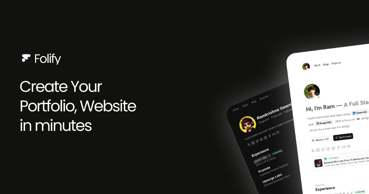Folify Portfolio Builder - Product Image