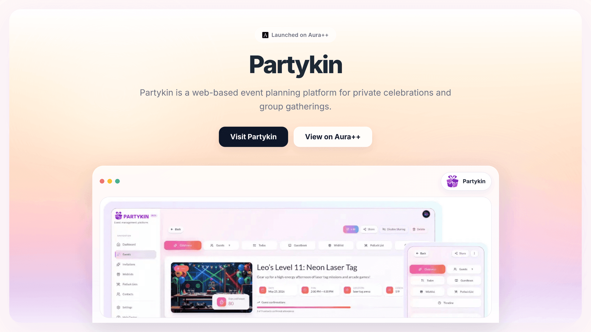 Streamline Event Planning with Partykin’s All-in-One Tools