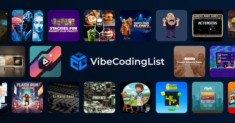 VibeCodingList product preview for startup listing on Aura++