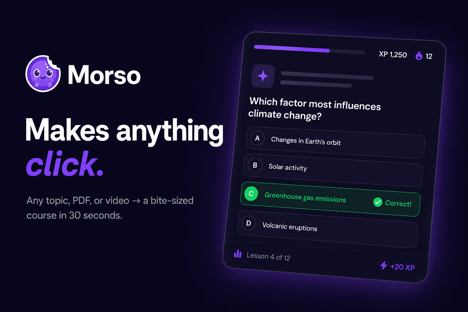 Morso AI Study App