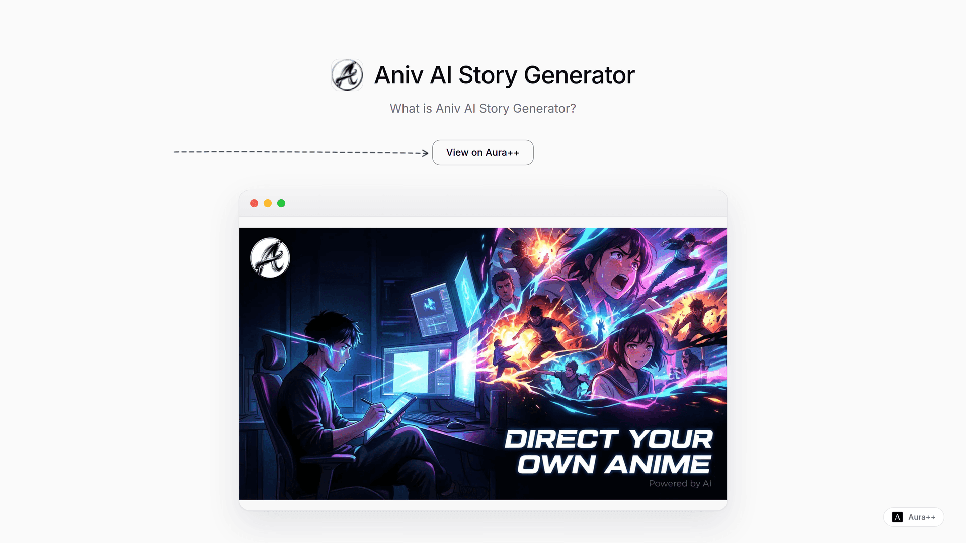 Aniv AI Story Generator