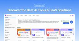 ToolDisk: AI & SaaS Tools Directory startup logo on Aura++