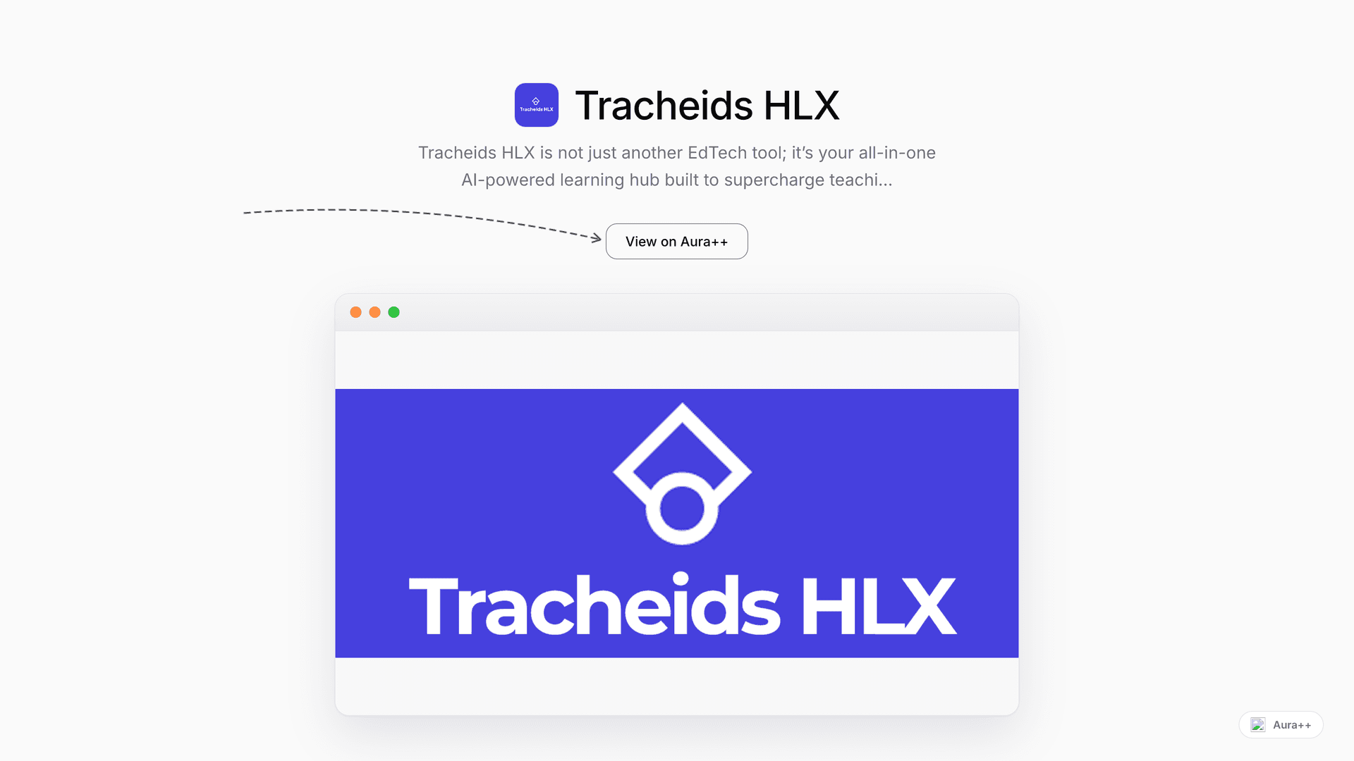 Tracheids HLX launch story featured image on Aura++