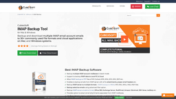 IMAP Email Backup & Migration Tool startup logo on Aura++