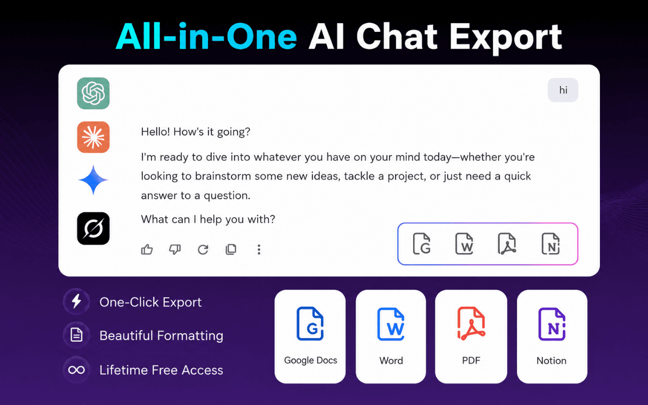 AI Chat Exporter for Conversations