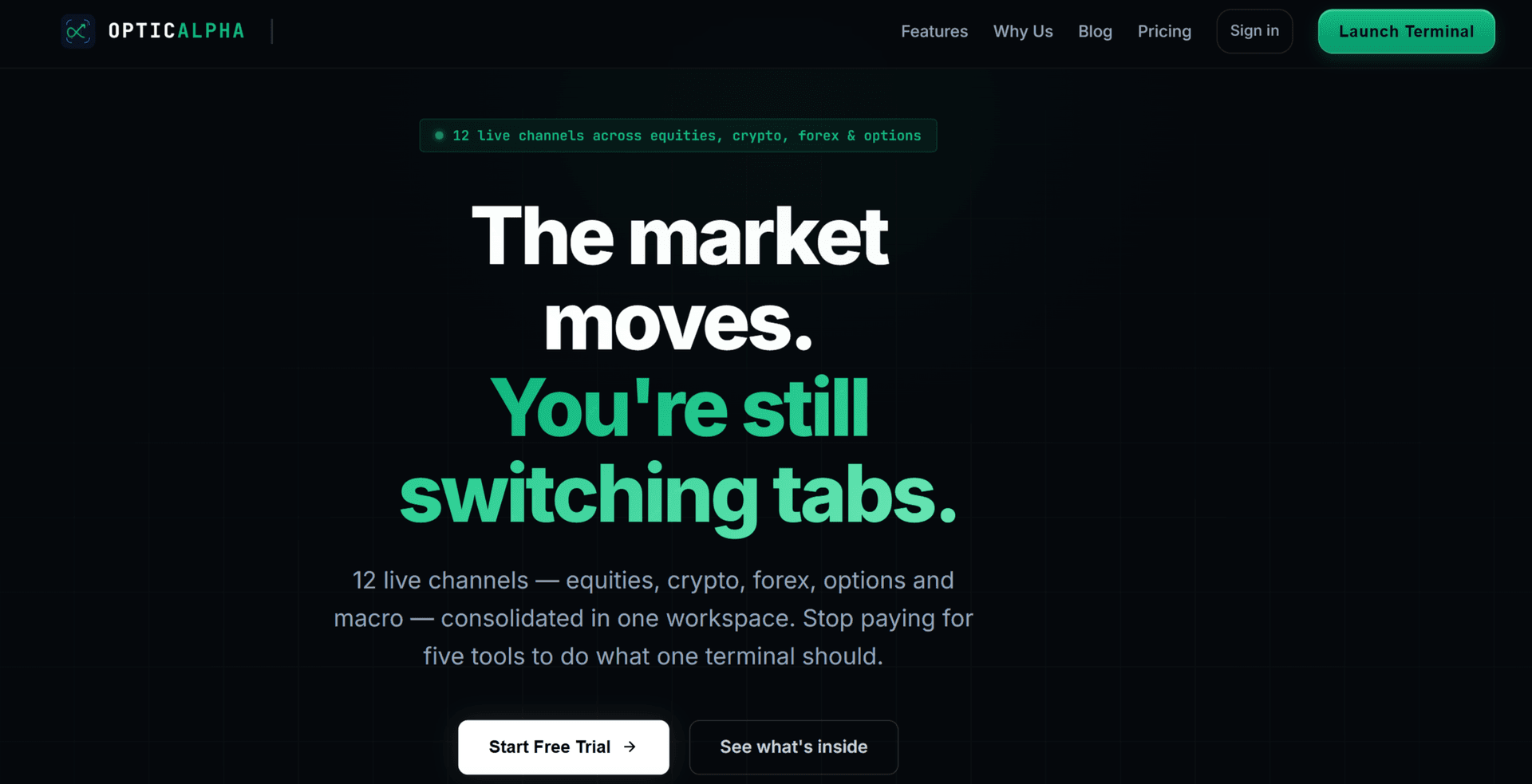 Unified Market Data Terminal - Product Image
