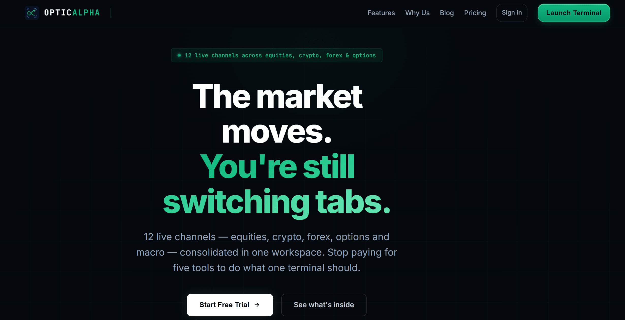 Unified Market Data Terminal