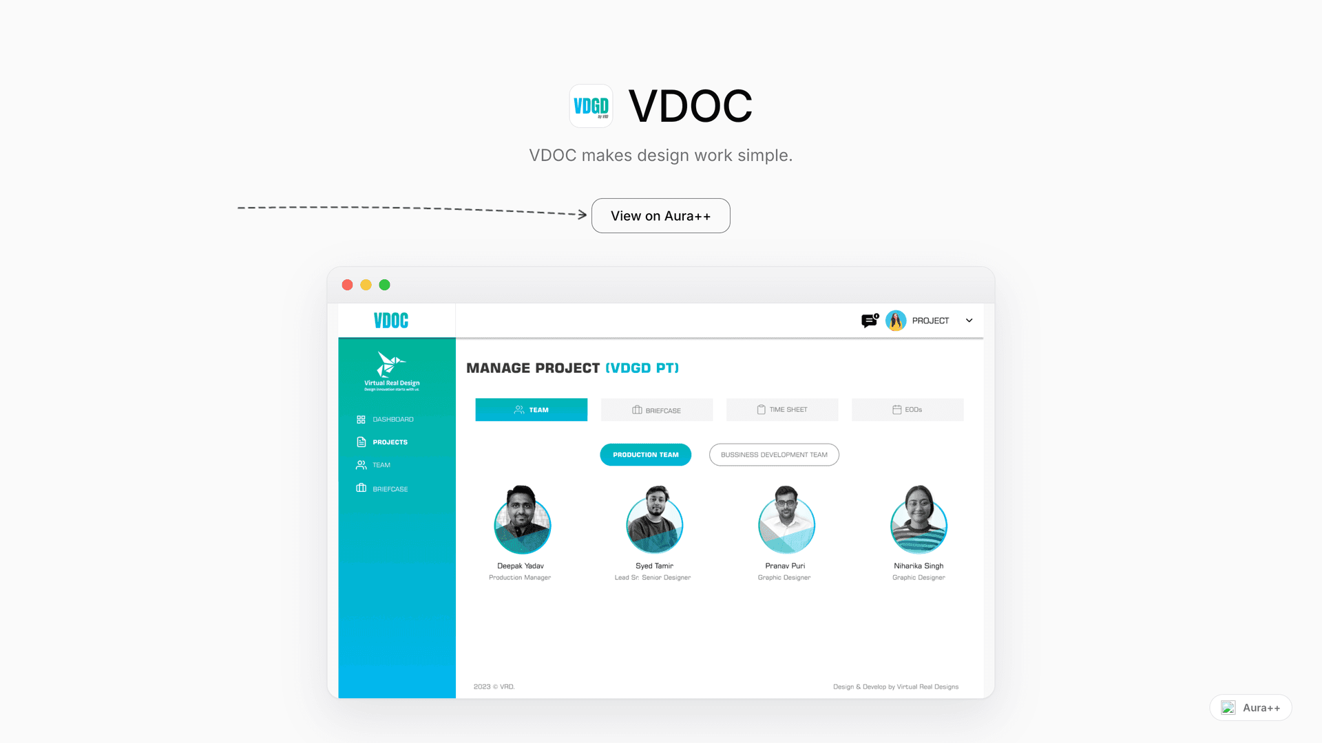 VDOC launch story featured image on Aura++