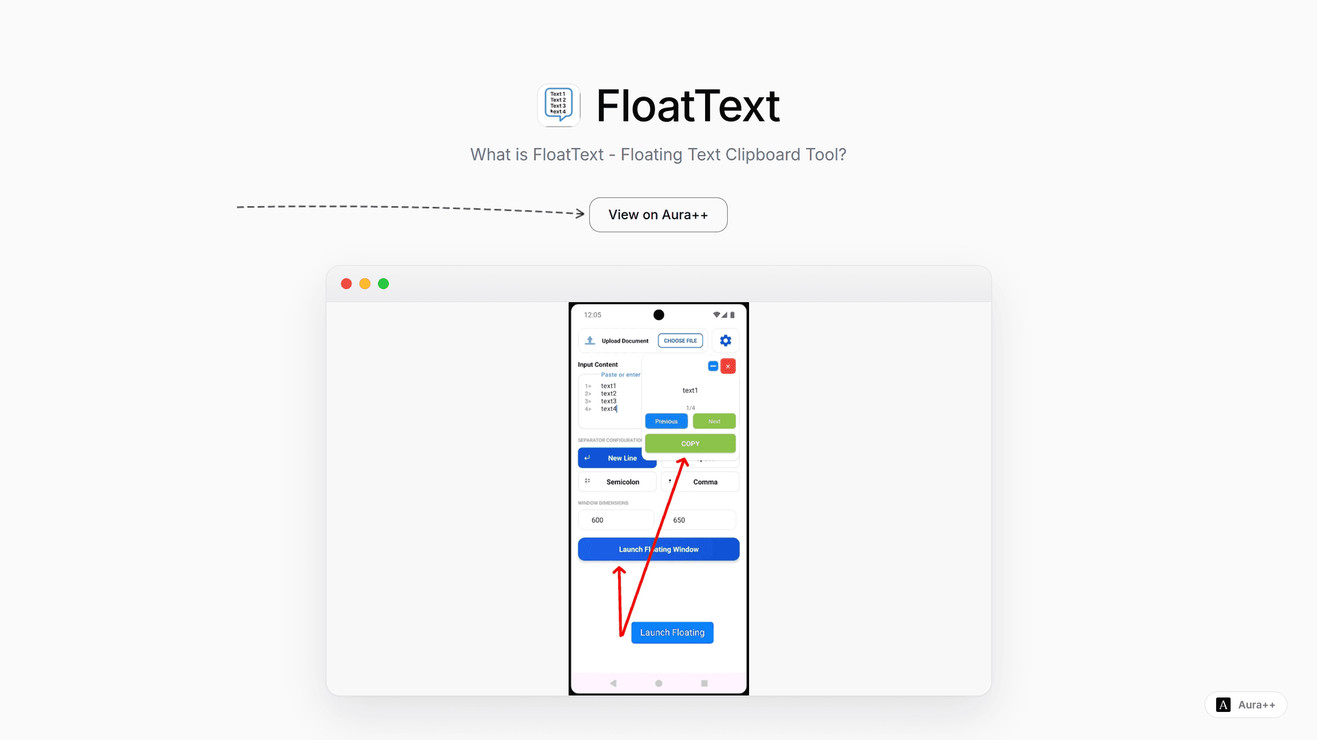 Streamline Copy-Paste Tasks with FloatText's Floating Clipboard