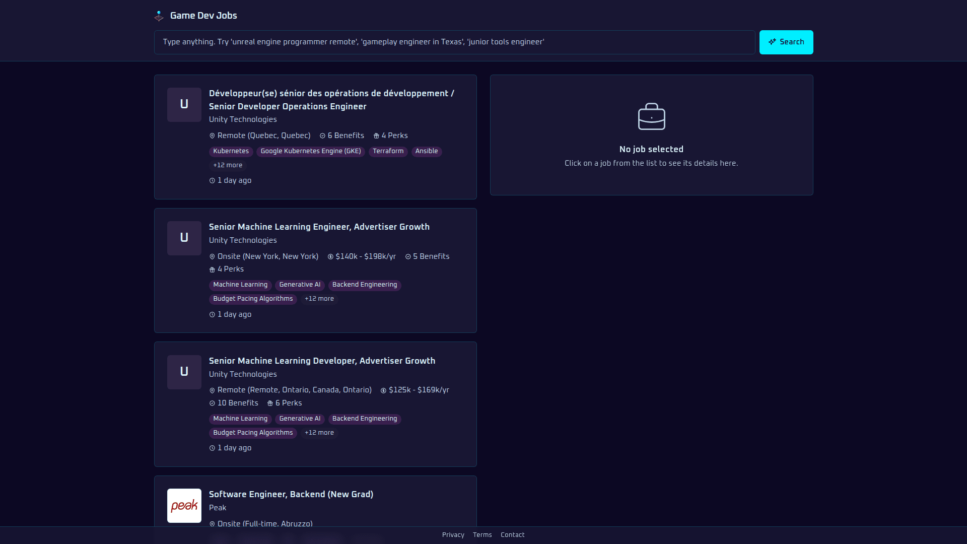 Game Dev Jobs