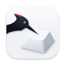 Woodpecker startup logo on Aura++
