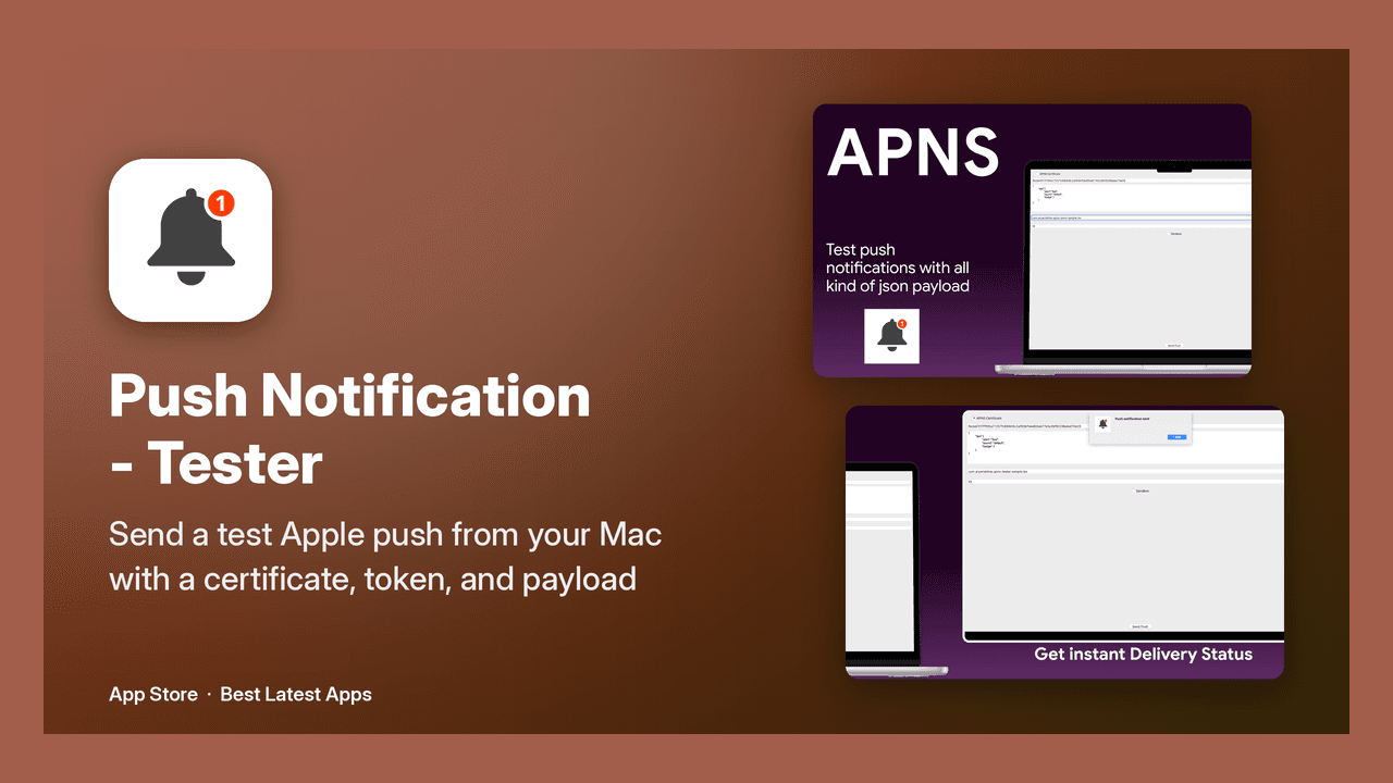 Push Notification - Tester product preview for startup listing on Aura++