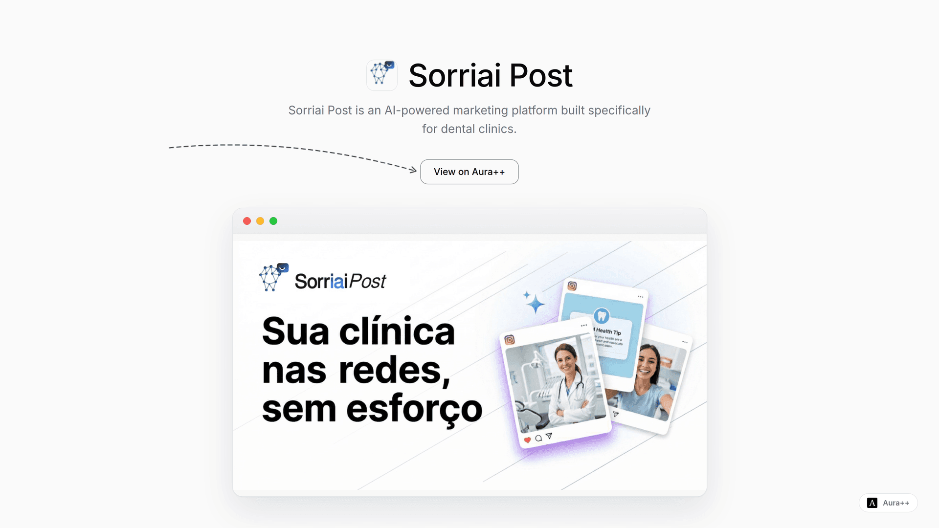Streamline Dental Social Media with Sorriai Post's AI Tools