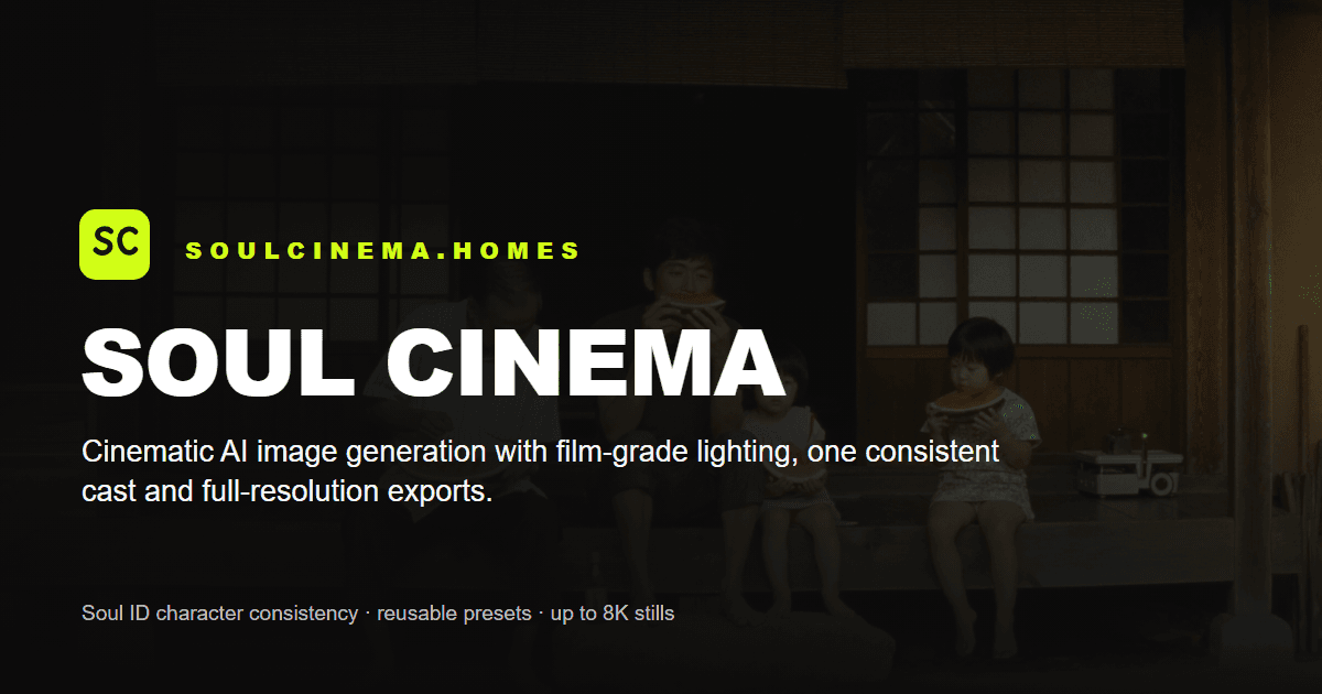 Soul Cinema product preview for startup listing on Aura++