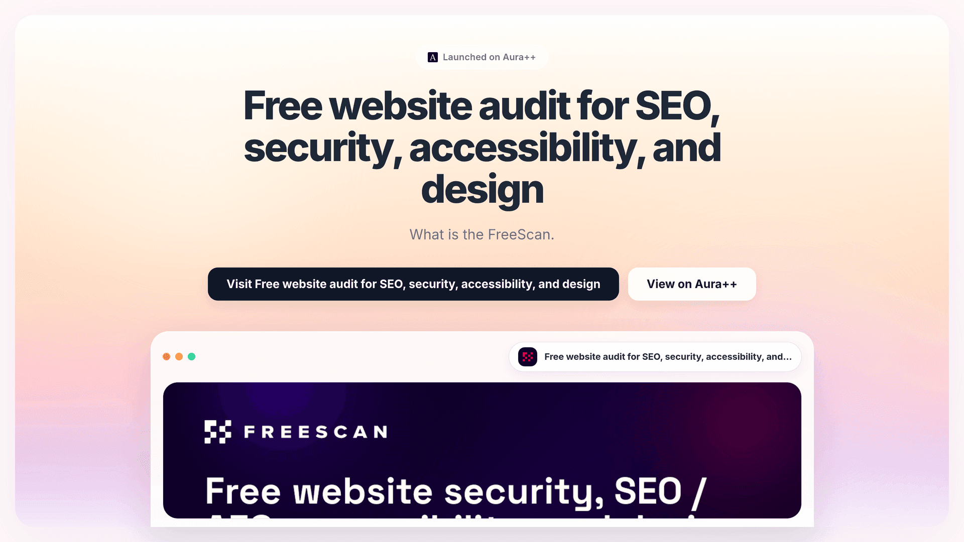 Improve SEO and Security with FreeScan.app's Website Audit