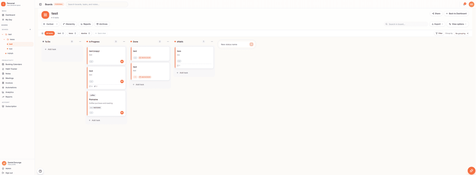 TidyRox product preview for startup listing on Aura++