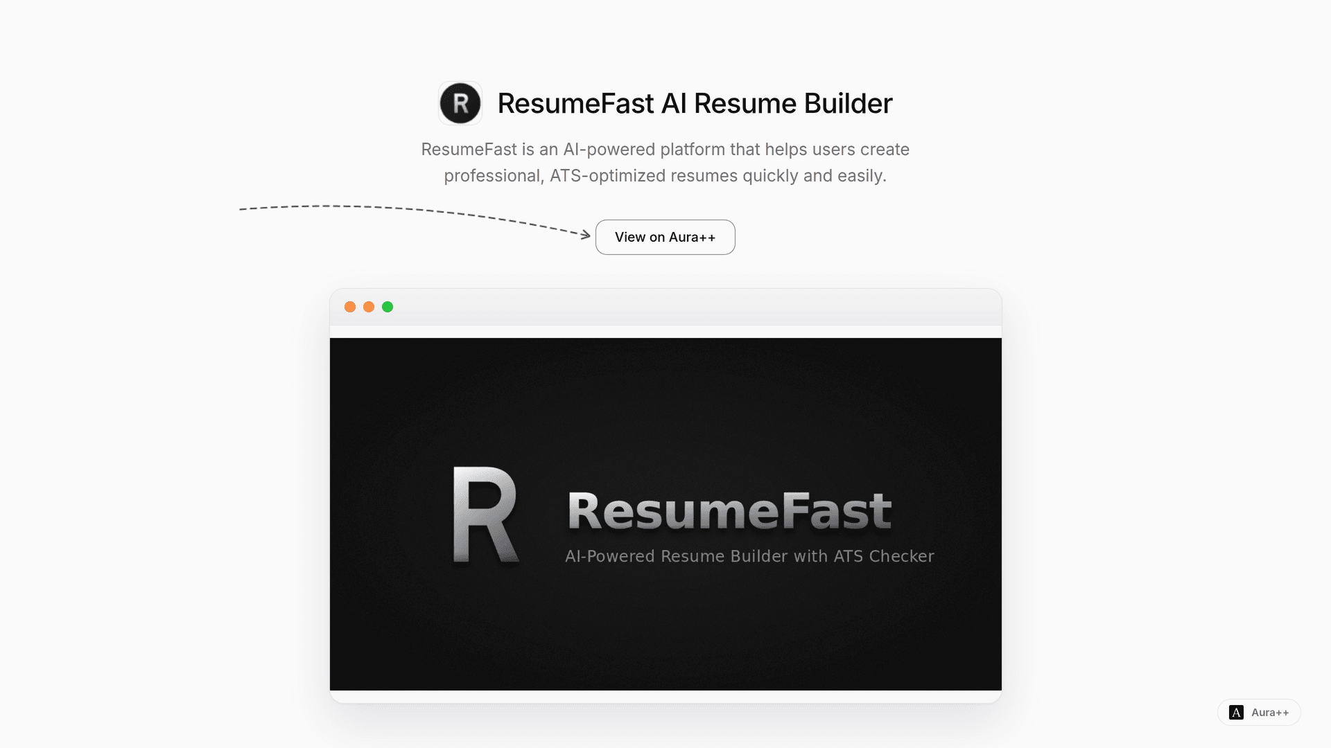 Boost Resume Success with ResumeFast's AI-Driven Approach
