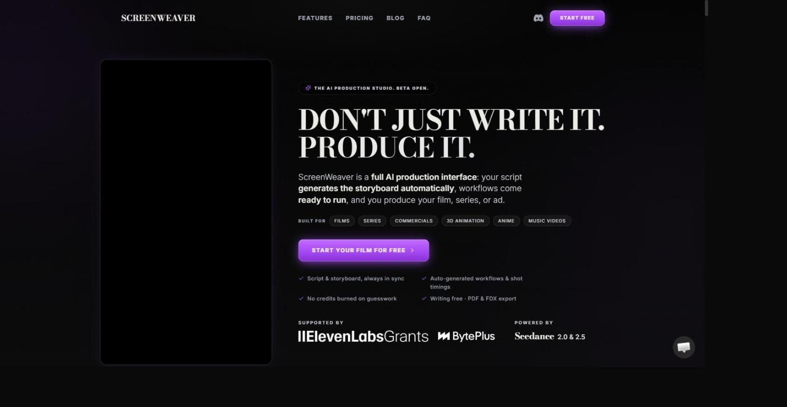 ScreenWeaver product preview for startup listing on Aura++
