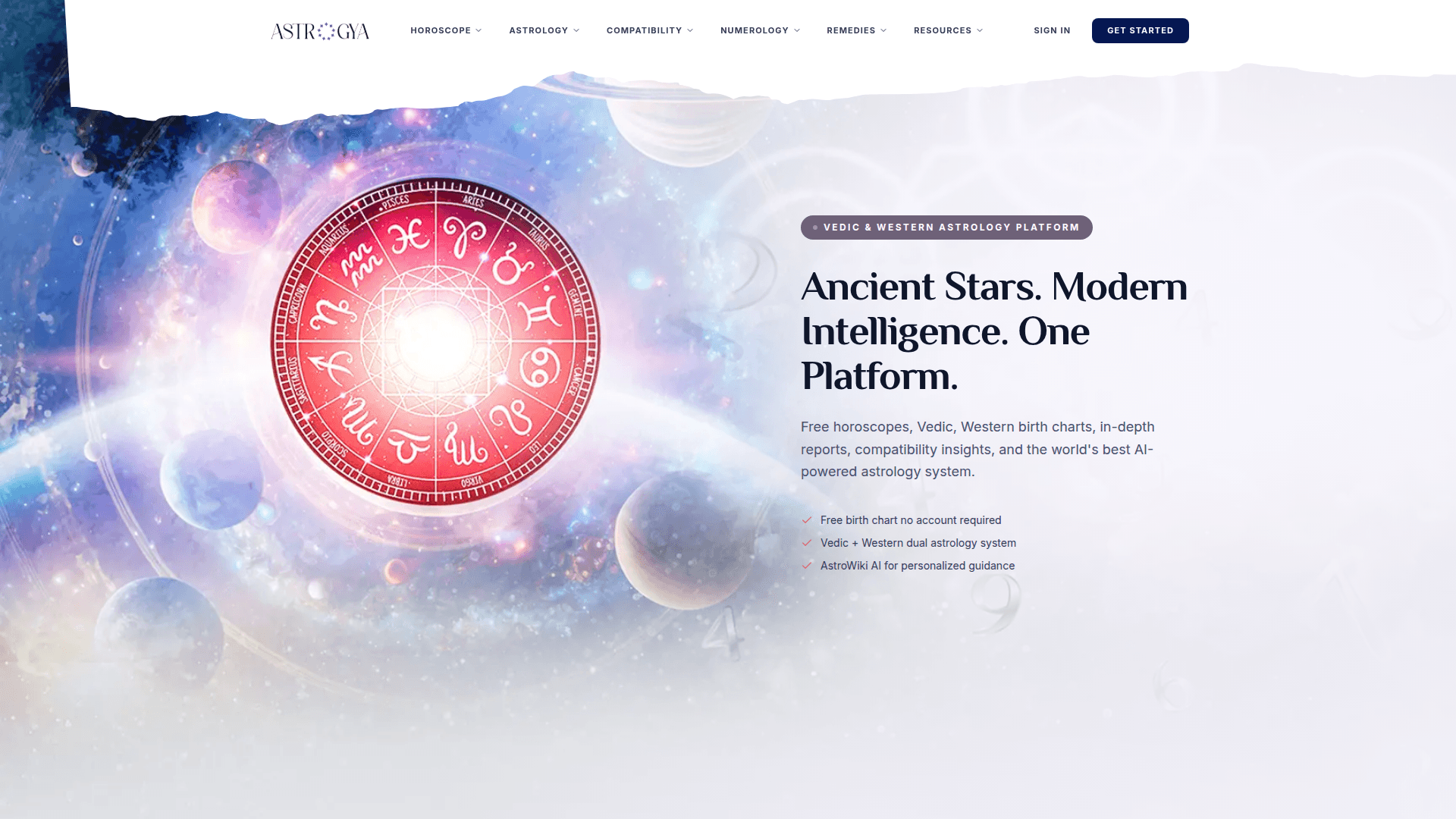Astrology Platform with AI & Vedic Western Reports - Product Image