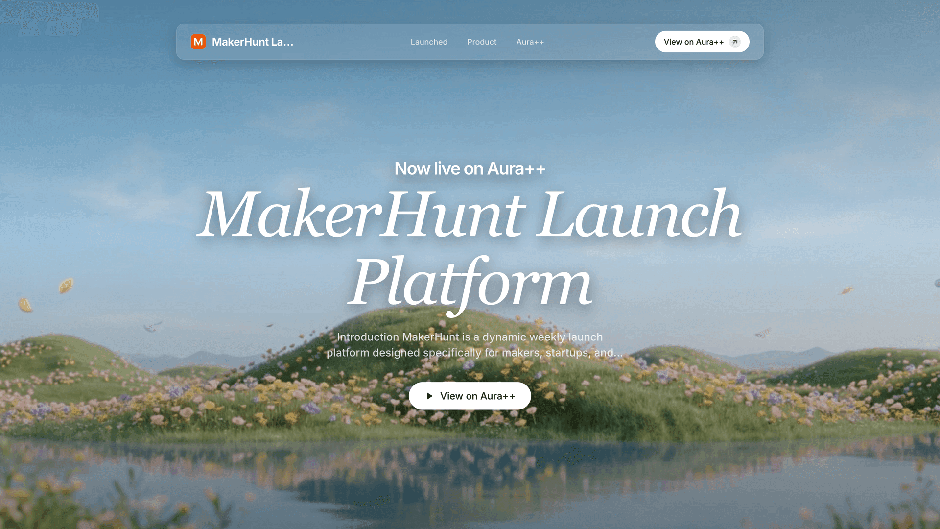 MakerHunt Launch Platform launch story featured image on Aura++