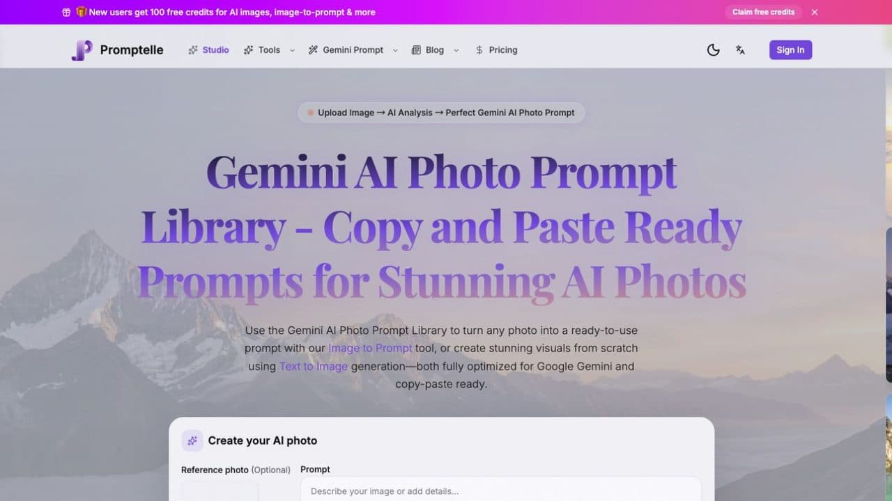 Promptelle product preview for startup listing on Aura++